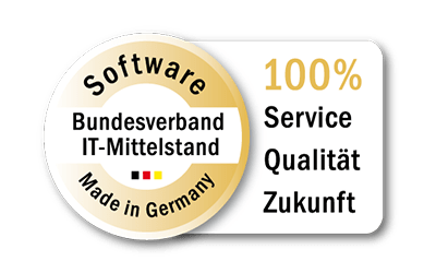 Siegel vom Bundesverband IT-Mittelstand – Software Made in Germany