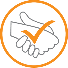 Vorteile -Symbol der AIC Group – Vertrauen